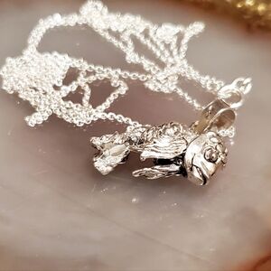 Sterling Silver Koi Fish Necklace